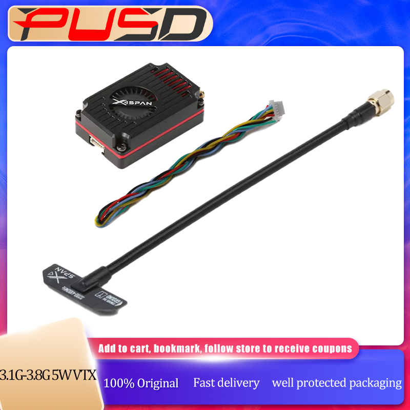 Fpv Drone Transmitter - Rushfpv Rush FPV XSPAN 3.1G-3.8G 5W