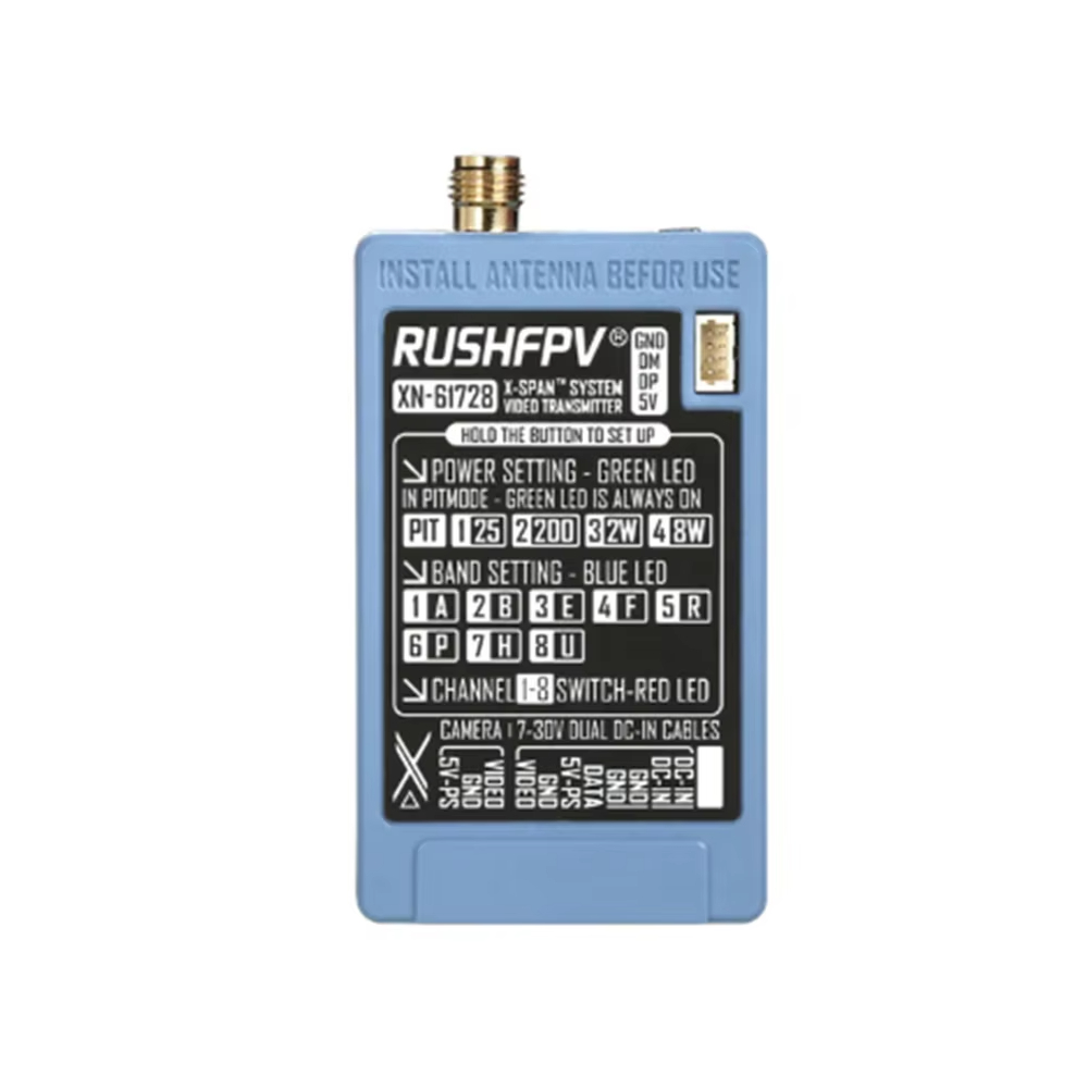 RUSHFPV 6.1‑7.2G 8W X61728 VTX - đánh giá và giá Fpv Drone Antenna