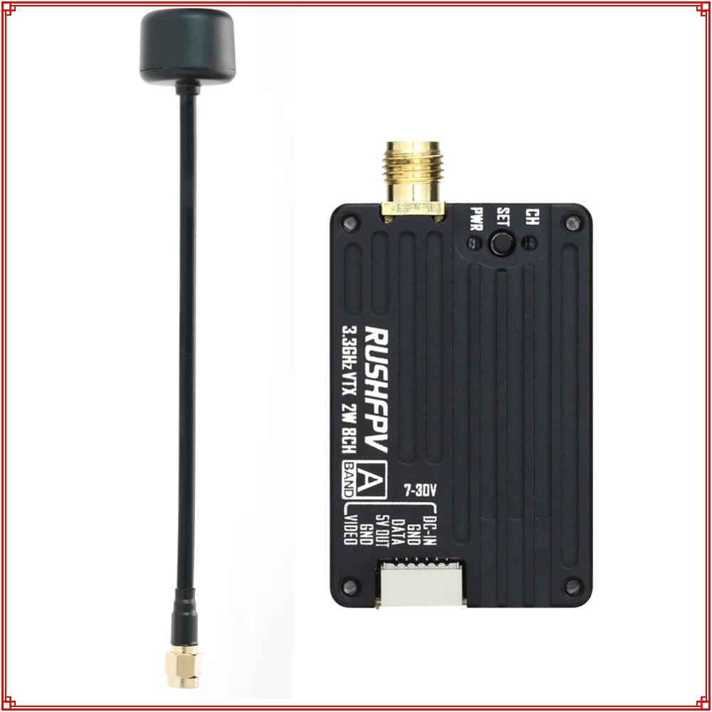 2026 New RUSHFPV 3.3G 2W VTX T - đánh giá và giá Fpv Drone Antenna