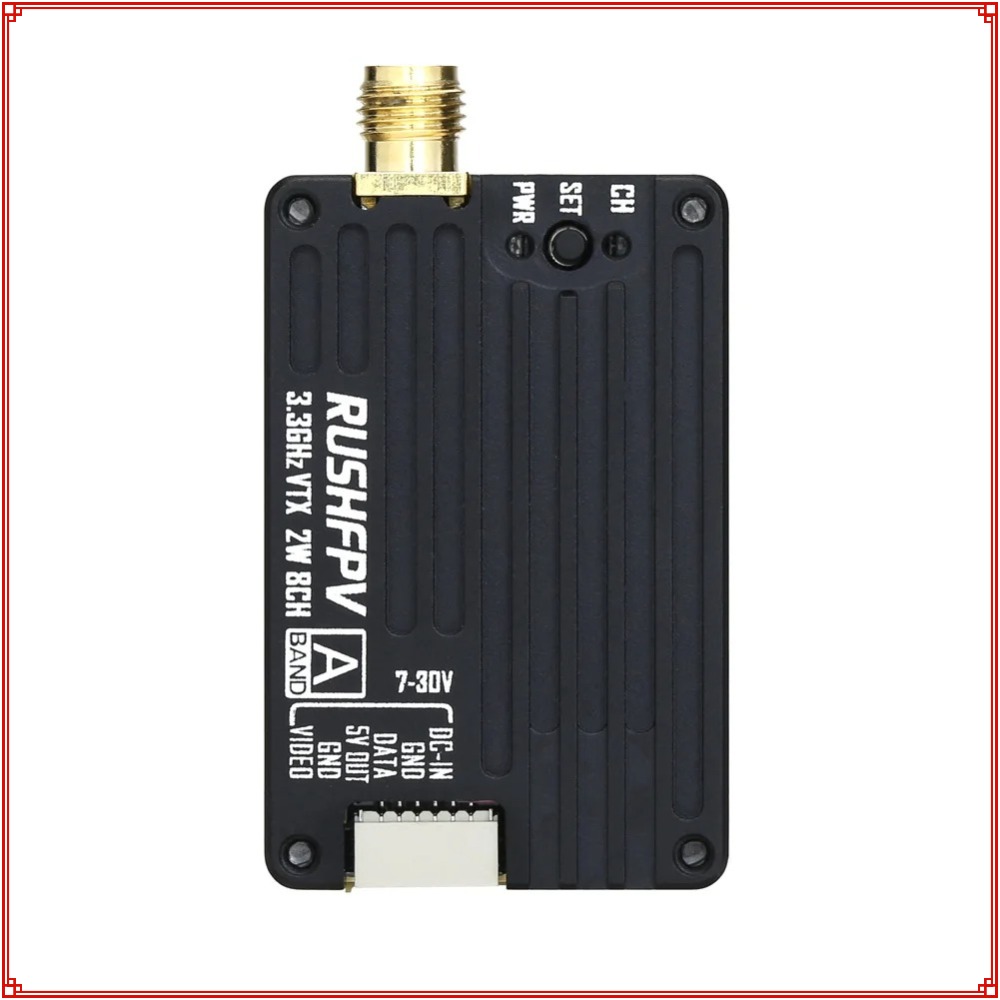 2026 New RUSHFPV 3.3G 2W VTX T - đánh giá và giá Fpv Drone Antenna