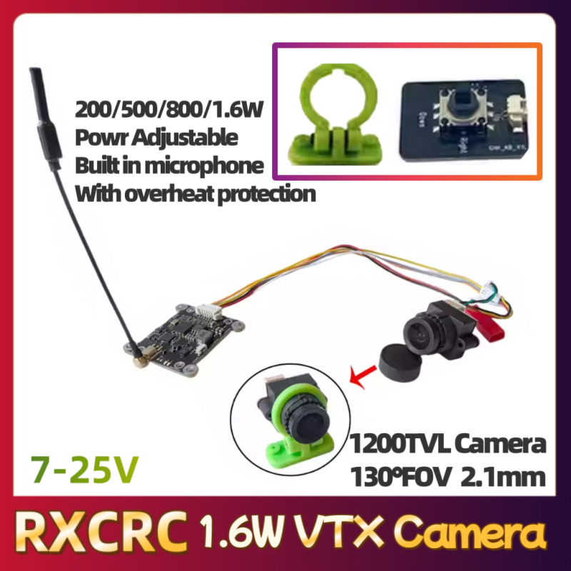 RXCRC 5.8G Module 48CH 1.6W VT - đánh giá và giá Fpv Drone Transmitter