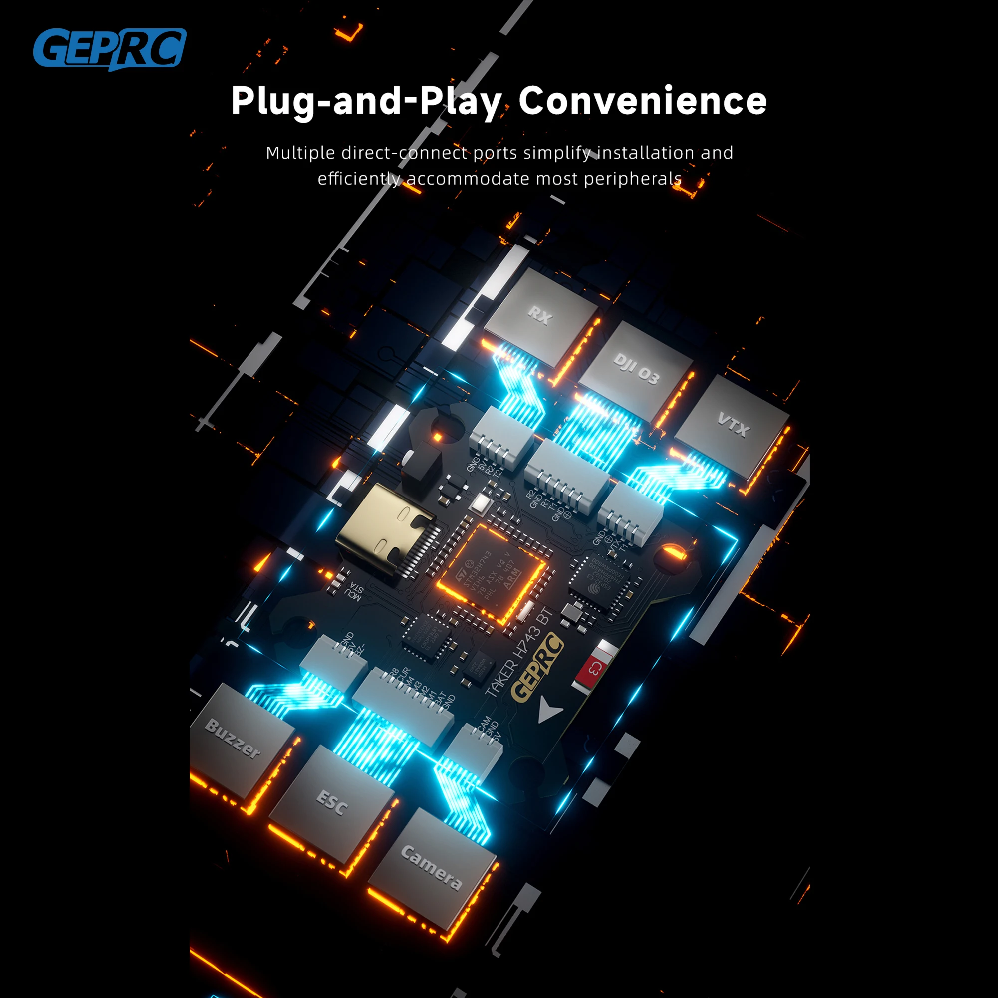 GEPRC TAKER H743 BT 32Bit 65A  - đánh giá và giá Fpv Drone Esc