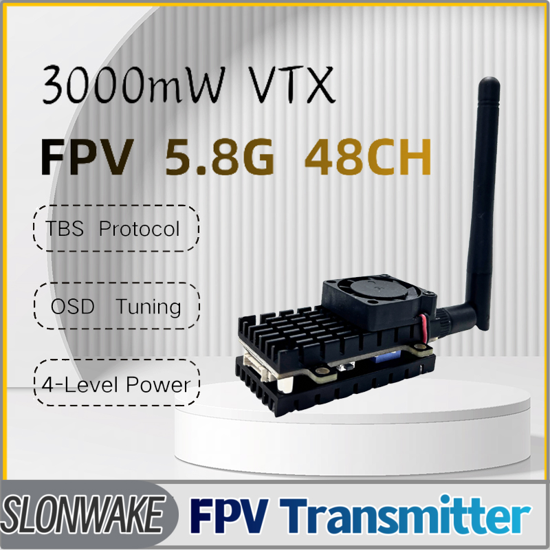 SLONWAKE 5.8G 3000mW Simulatio - đánh giá và giá Fpv Drone Vtx