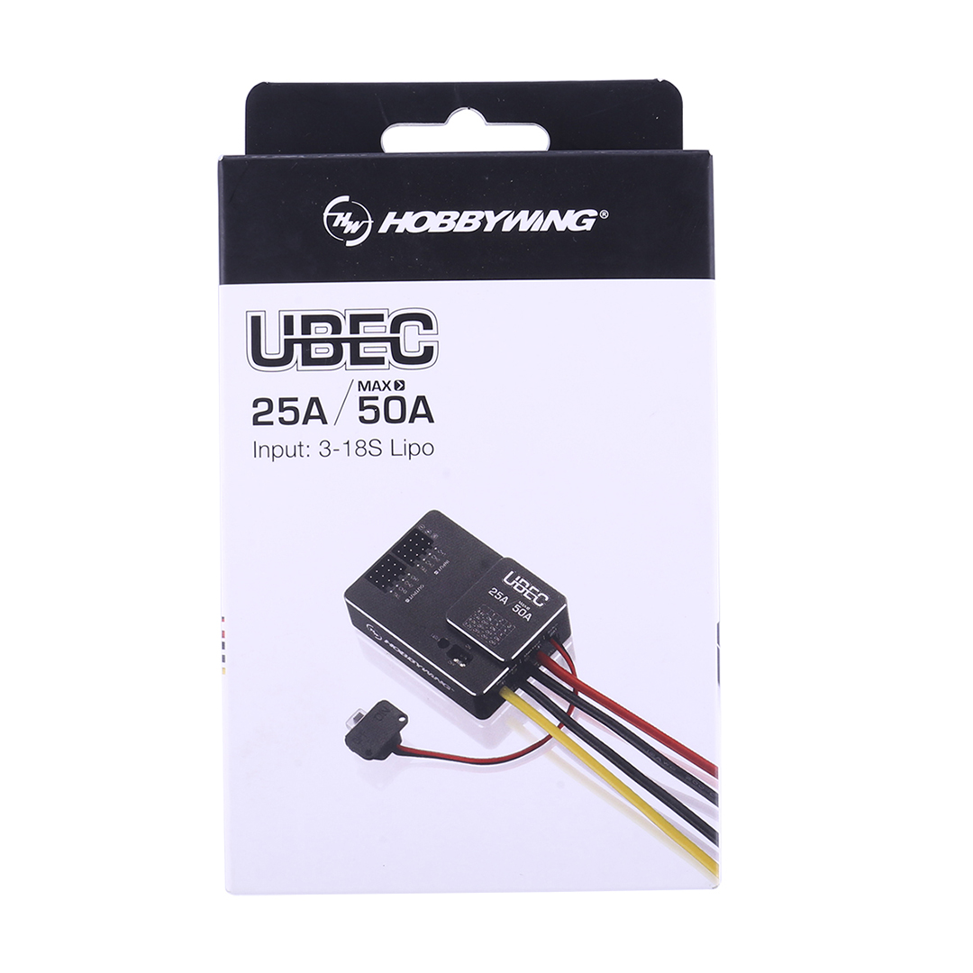 Hobbywing UBEC 25A HV 3-18S Mo - đánh giá và giá Fpv Drone Esc